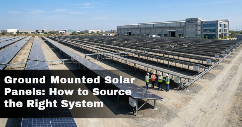 How to Source a Ground-Mounted Solar Power System for Commercial Use?
