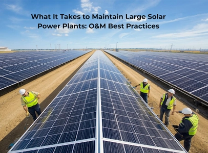 What It Takes to Maintain Large Solar Power Plants: O&M Best Practices